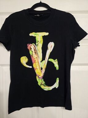 Versace Jeans Collection Black Logo Tee